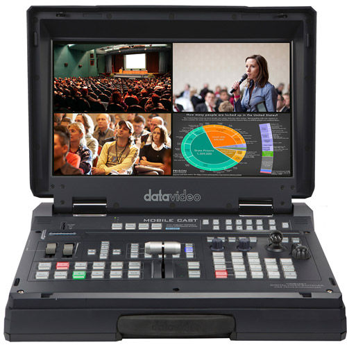 HS-1600T MKII 4-Channel HD/SD HDBaseT Portable Video Streaming Studio