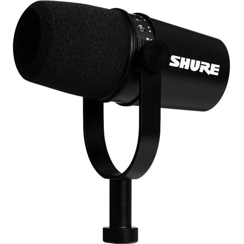 Shure MV7 Cardioid Dynamic Studio Vocal Microphone w / USB and XLR