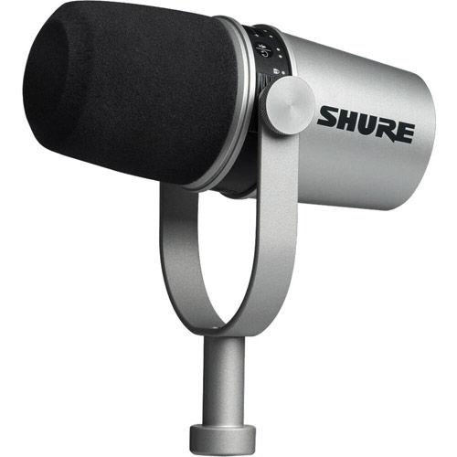 Shure MV7 Cardioid Dynamic Studio Vocal Microphone w / USB and XLR