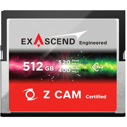 Exascend CFast 2.0 Memory Card 512GB
