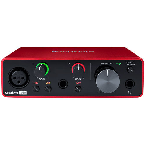 Scarlett Solo 2x2 USB Audio Interface (3rd Generation)