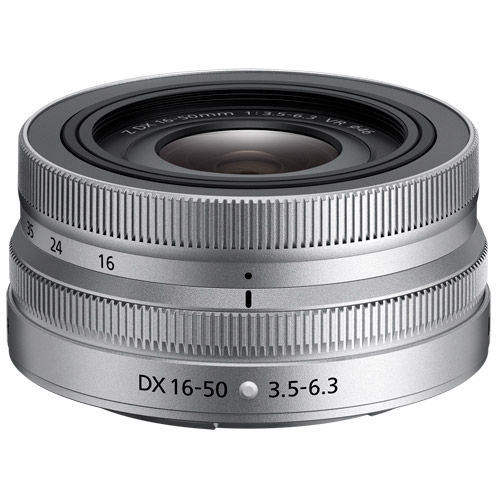 NIKKOR Z DX 16-50mm f/3.5-6.3 VR Silver Lens