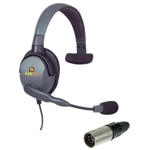 Max 4G Single Headset with 5-Pin XLR Male Connector