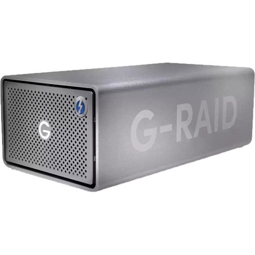 8TB G-RAID 2-Bay RAID Array (2 x 4TB, Thunderbolt 3 / USB 3.2 Gen 1)