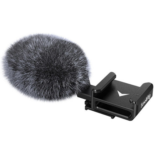 Cold Shoe Adapter w/Windshield for Sony ZV-E10 and ZV-1