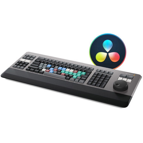 Blackmagic Design DaVinci Resolve Editor Keyboard Bundle w/Free DaVinci  Resolve Software & Install Key V18.1