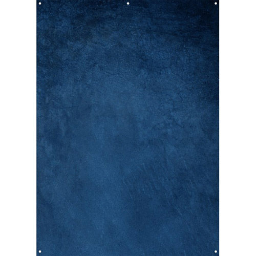 X-Drop Canvas Backdrop - Blue Concrete, 5' x 7'