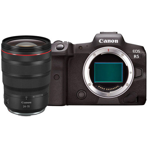 EOS R5 Full Frame Mirrorless Camera Body With RF 24-70mm f2.8L IS USM