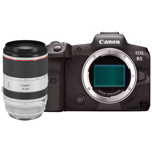 EOS R5 Full Frame Mirrorless Camera Body With RF 70-200mm f2.8L IS USM