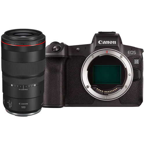 EOS R Full Frame Mirrorless Camera Body With RF 100mm F2.8 L Macro IS USM