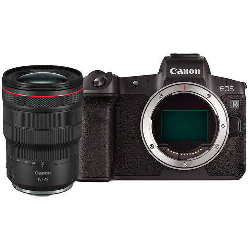 EOS R Full Frame Mirrorless Camera Body With RF 15-35mm f/2.8L IS USM Lens