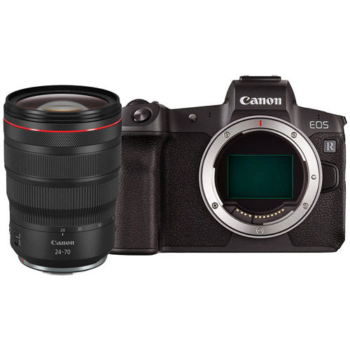 EOS R Full Frame Mirrorless Camera Body With RF 24-70mm f2.8L IS USM