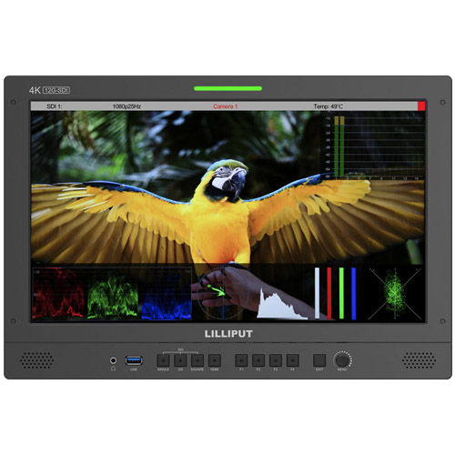 15.6" 12G-SDI Broadcast Monitor (Gold Mount)