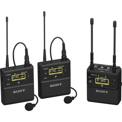 UWPD27/25 2-Person Camera-Mount Wireless Omni Lavalier Microphone System (UC25: 536 to 608 MHz)