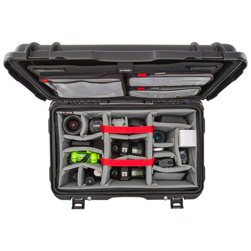 938 PRO PHOTO KIT Case - w/ Dividers and Lid Organizers - Black
