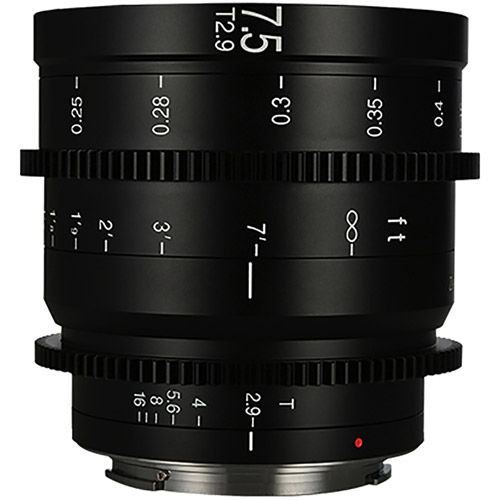 7.5mm T/2.9 Zero-D S35 Cine Canon RF Mount