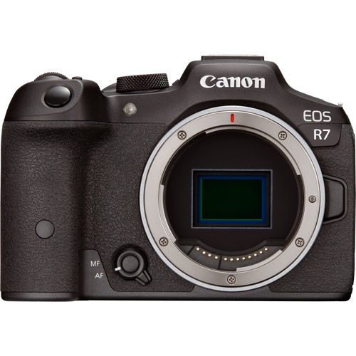 Canon EOS R7 front view