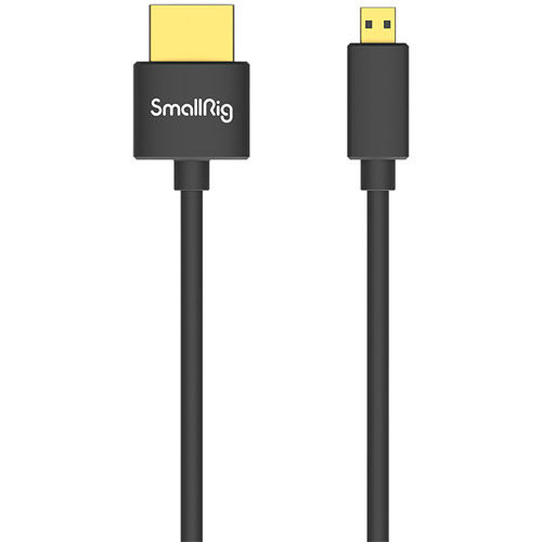 Ultra Slim 4K HDMI Cable (D to A), 35cm MicroHDMI to FullHDMI