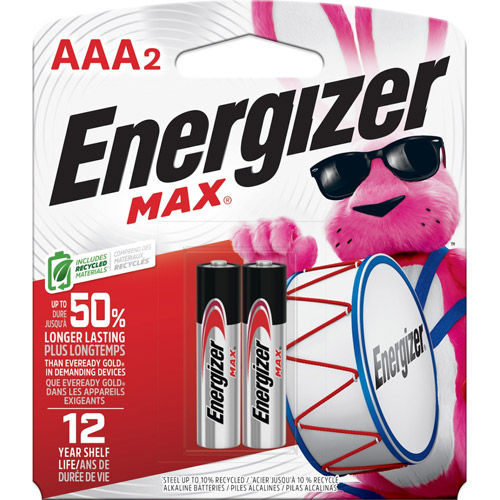 MAX AAA Batteries 2 Pack, Triple A Alkaline Batteries