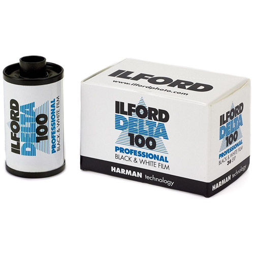 Delta 100 Professional Black and White Negative Film (35mm Roll Film, 24 Exposures)