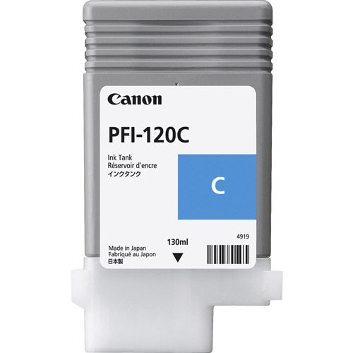 PFI-120 Cyan Ink Tank 130ml for GP-200, GP-300, TM-205, TM-305