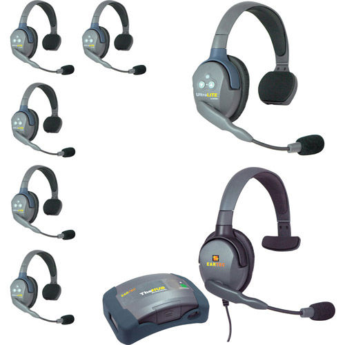 HUB7S UltraLITE 7-Person HUB Intercom System (USA)