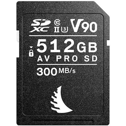 AVPRO 512GB SDXC UHS-II U3 Class 10 V90 Card