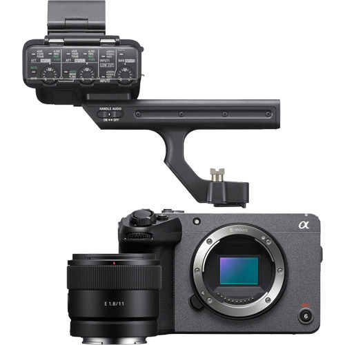 FX30 Cinema Line Super 35 Camera with XLR Handle Unit Bundle w/  SEL11F18 Lens