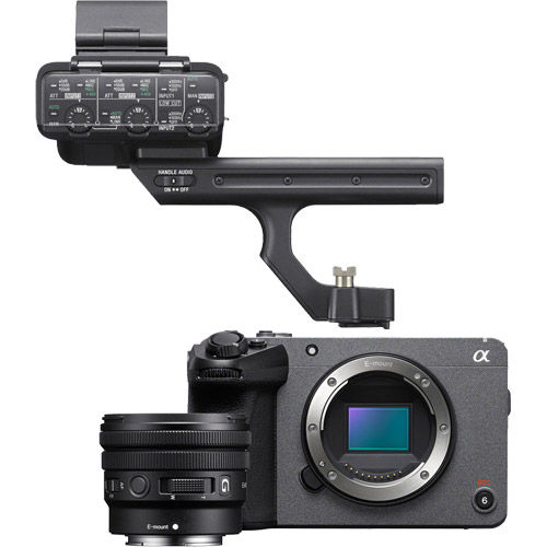 FX30 Cinema Line Super 35 Camera with XLR Handle Unit Bundle w/  SELP1020G Lens