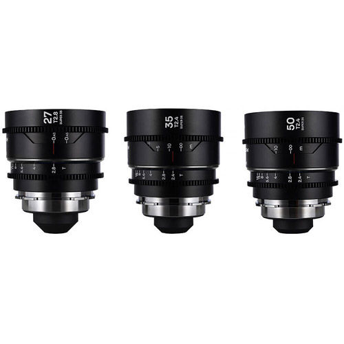 Nanomorph Bundle 27mm+35mm+50mm Silver (Cine) PL & EF Mount