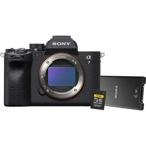 Sony Alpha A7IV Mirrorless Body w/ 80GB CFxpress Type A Card & CFexpress  Type A / SD Card Reader