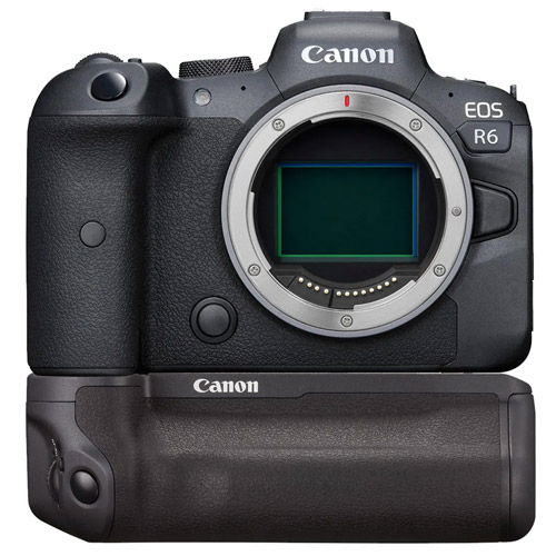 Canon EOS R6 Full Frame Mirrorless Camera Body w/ BG-R10 Battery