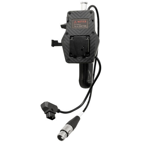 Mount Battery Grip with 4 Pin XLR Connector