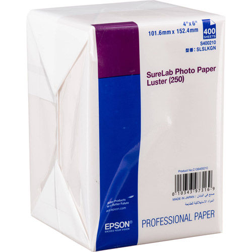 4"x6" Mini Lab Photo Luster Paper - 400 Sheets