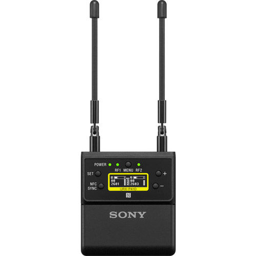 URX-P41D Dual-Channel Camera-Mount Wireless Receiver (UC14: 470 to 542 MHz)