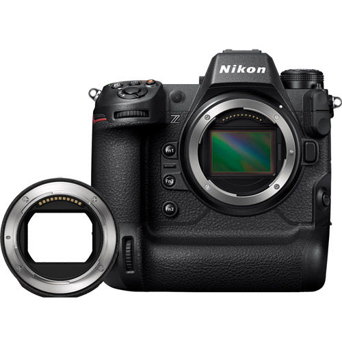 Nikon Z9 Mirrorless Body w/ NIKKOR FTZ II Mount Adapter Z9 + FTZ