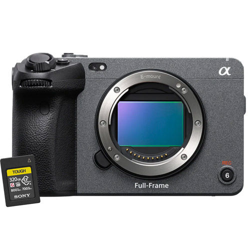 Alpha FX3 Cinema Line Full-frame Camera (Body Only) Bundle with CEAG320T Memory