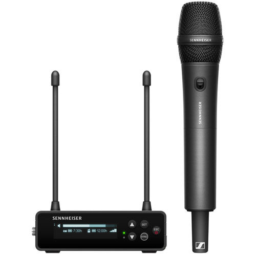 Sennheiser EW DP 835 SET R1 6 Portable Digital UHF Wireless System w SKM S Handheld Transmitter and MMD 835