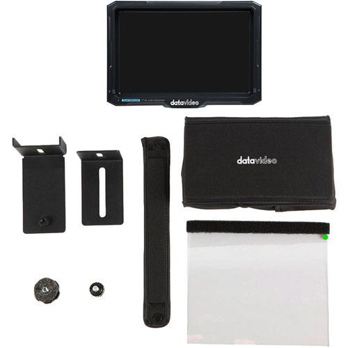 7" 4K HDMI On-Camera LCD Monitor + Through The Lens Teleprompter Kit