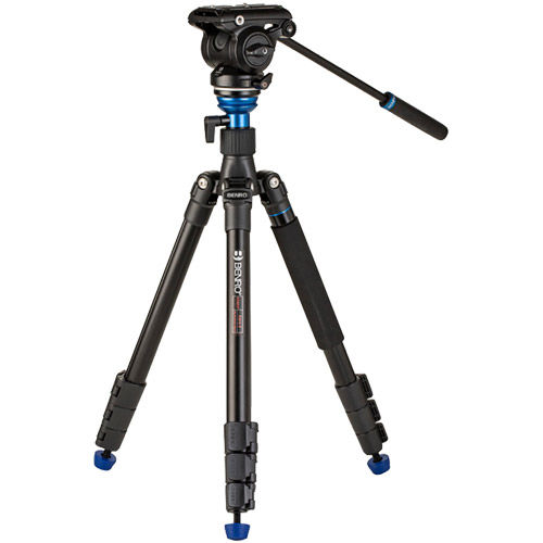 Benro A2883F Alu Video Kit with Leveling Column and S4PRO Head