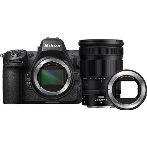 Z8 Mirrorless Body w/ NIKKOR Z 24-120mm f/4.0 S Lens And NIKKOR FTZ ll Mount Adapter