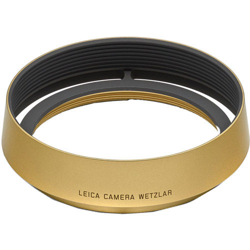 Lens Hood Q3, Brass, Blasted Finish