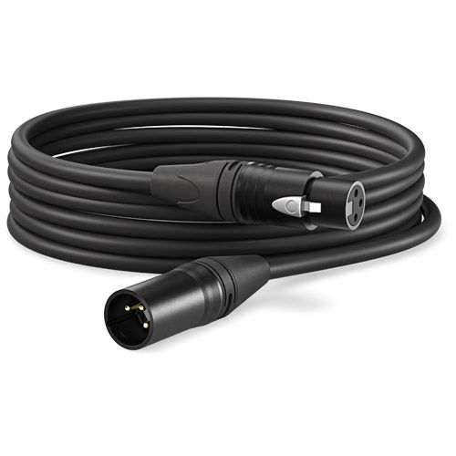XLR Male to XLR Female Cable (19.7', Black)
