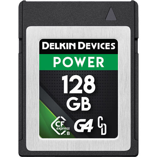 128GB POWER CFexpress Type B G4 Card, 1780MB/s read & 1700MB/s write speeds