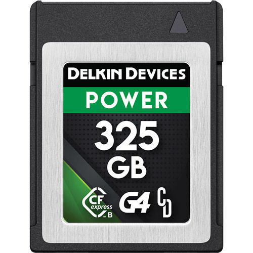 325GB POWER CFexpress Type B G4 Card, 1780MB/s read & 1700MB/s write speeds
