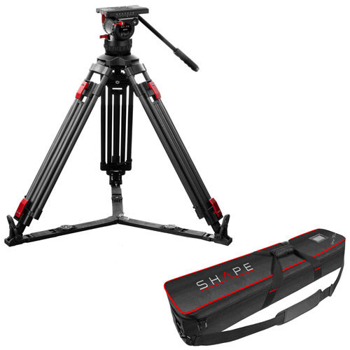 Pro Video Tripod 15Kg Fluid Head 100mm Bowl Carbon Fiber Legs