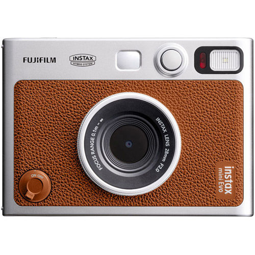 Fujifilm Instax Mini EVO Camera (Brown) 600023377 Instant Cameras