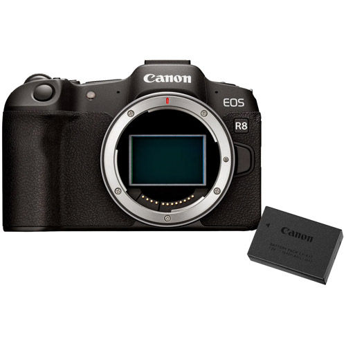 EOS R8 Body w/ LP-E17 Battery Pack for T6i, T6s, T7i's, T8i, and EOS RP