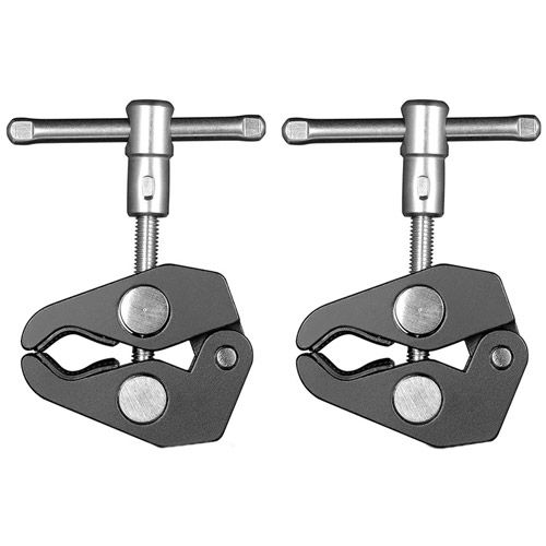 Super Clamp with 1/4" and 3/8" Thread  (2 pcs/pk)