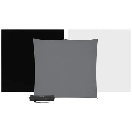 X-Drop Pro 3-Pack Backdrop Kit (8x8)